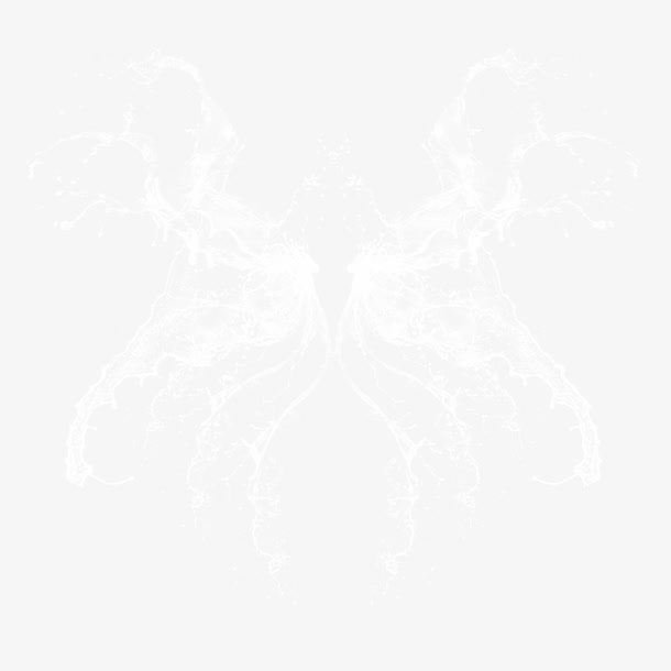 水花翅膀素材免抠