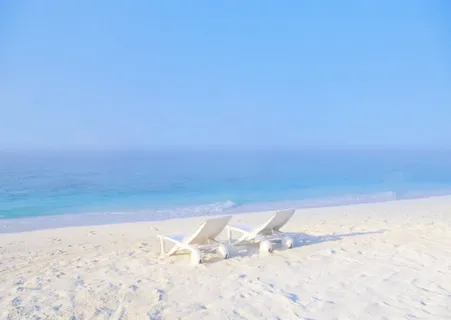 七夕沙摊躺椅素材免抠