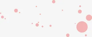 粉色圆点漂浮免抠
