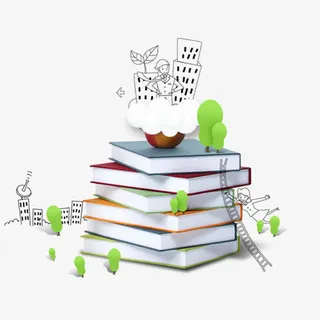 卡通书本素材免抠