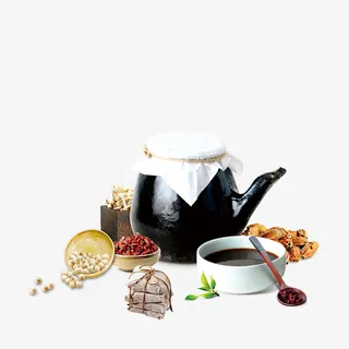 免抠黑色茶壶药膳药材装饰免抠 免抠黑色茶壶药膳药材装饰免抠