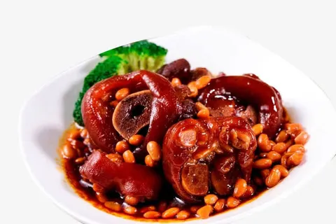 香辣猪脚营养食物免抠