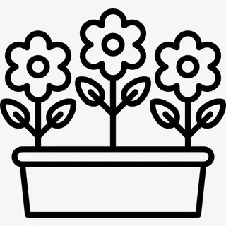 Flowers在一个锅里图标免抠