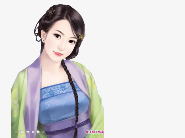 古代美女免抠