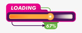 矢量标题标签扁平粉色免抠