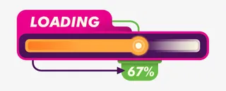 矢量标题标签扁平粉色免抠