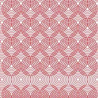 卡通红色圆圈矢量图免抠