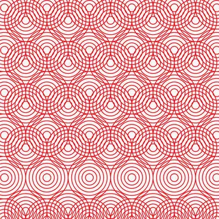 卡通红色圆圈矢量图免抠