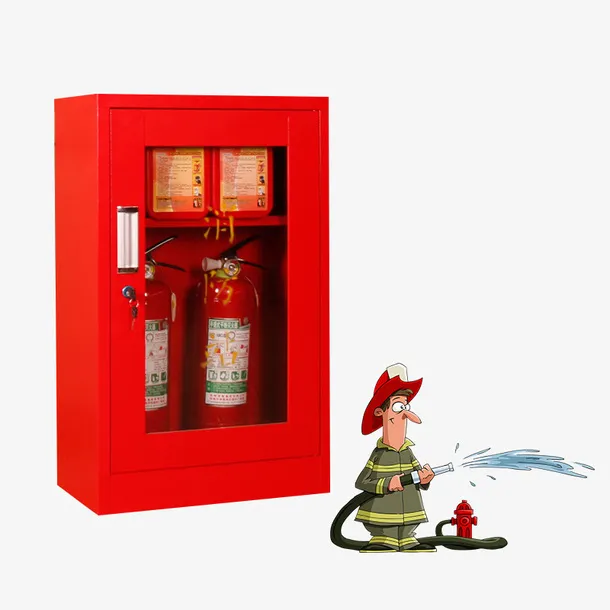灭火器储存柜灭火箱灭火柜消防设免抠