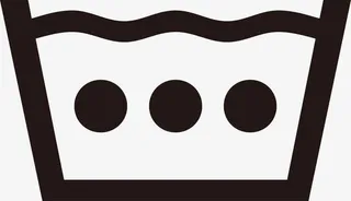 最新水洗洗涤符号标图片免抠