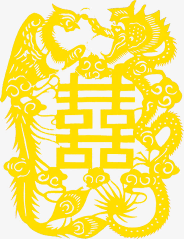 龙凤呈祥婚庆素材免抠