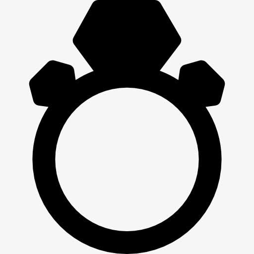 结婚戒指图标免抠