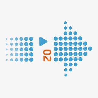 横向点阵箭头矢量图标免抠