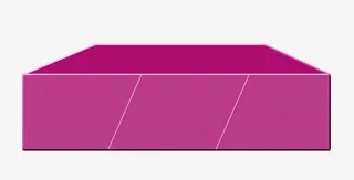 粉红色长方体T台免抠