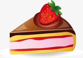 草莓蛋糕免抠