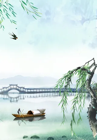 中国风清明节创意节日海报高清