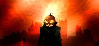 万圣节鬼节南瓜背景banner高清