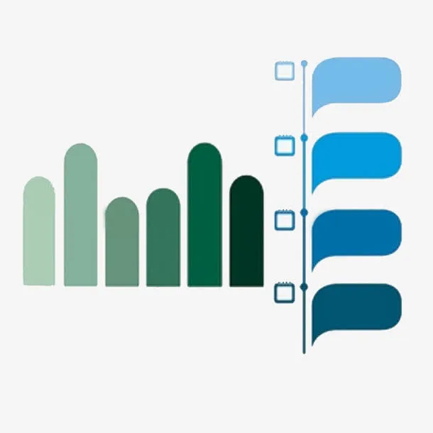 条形信息图表免抠