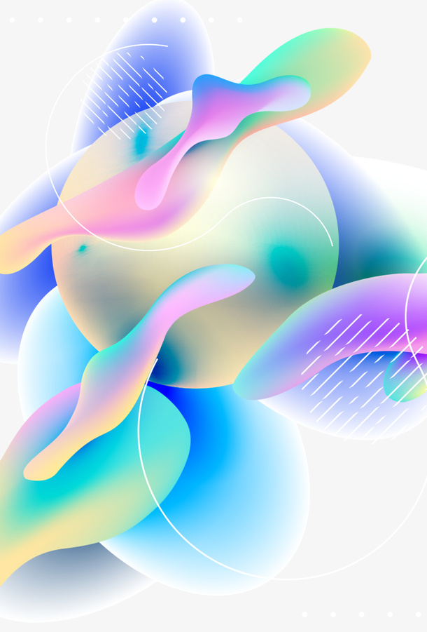 渐变蒸汽波风格背景底