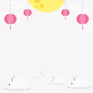 中秋节灯笼花灯矢量免抠