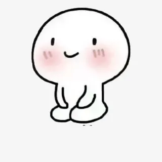 乖巧卖萌跪坐脸红表情免抠 乖巧卖萌跪坐脸红表情免抠