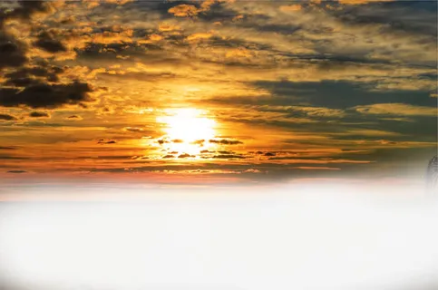 唯美火烧云免抠