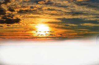 唯美火烧云免抠