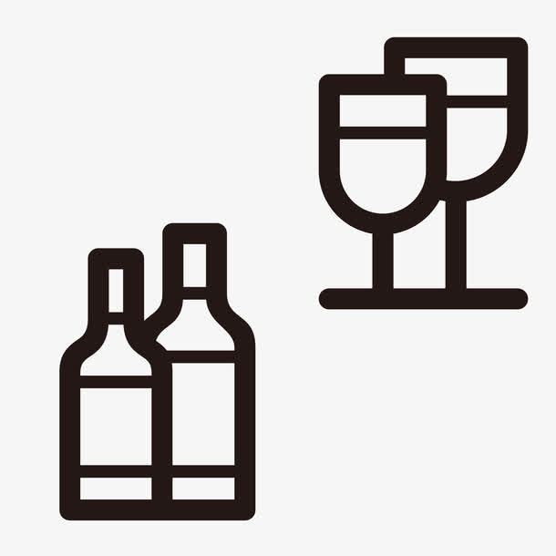 啤酒与杯子图标免抠