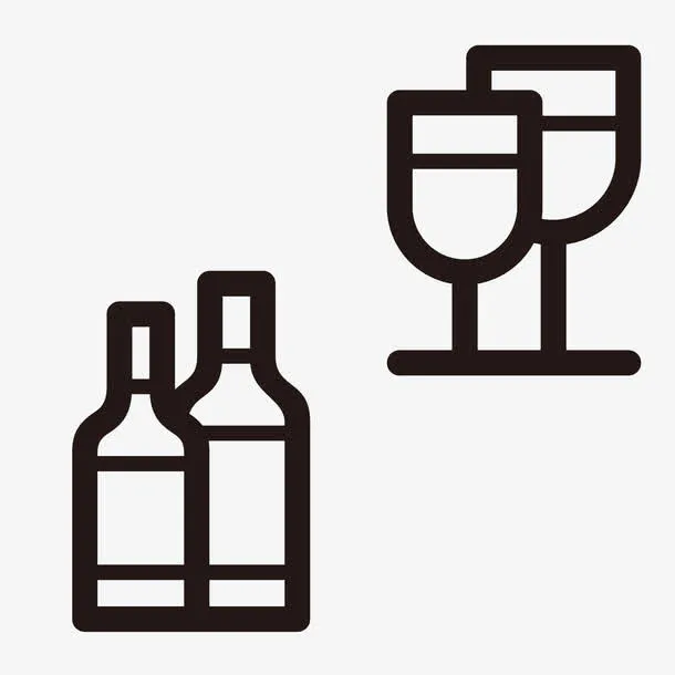 啤酒与杯子图标免抠