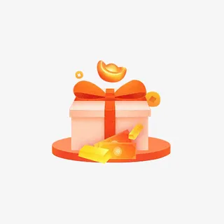 活动礼盒金币免扣元素免抠