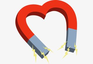 手绘磁铁设计素材免抠