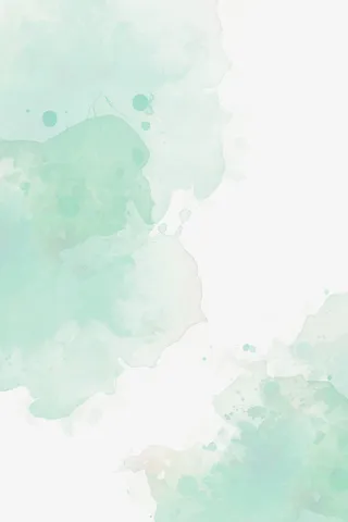 天蓝色墨迹图免抠