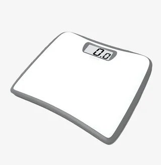 数字方形玻璃式体脂称免抠