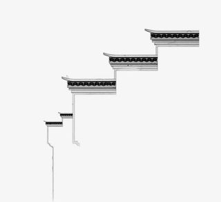 中国风牌坊建筑免抠