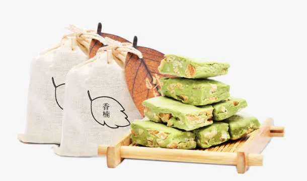 香楠抹茶牛轧糖免抠
