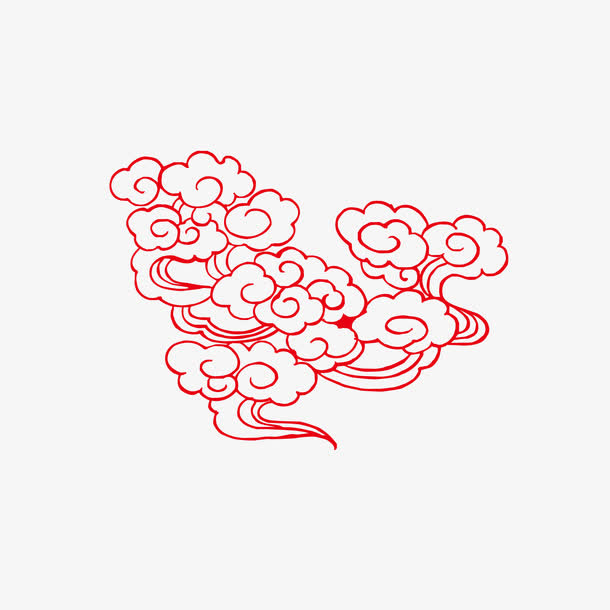 节节高高云纹免抠