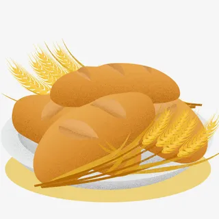 面包课海报免抠