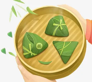 蒸屉里的粽子免抠