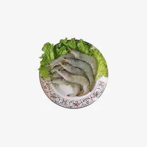 产品实物生菜大青虾一盘免抠