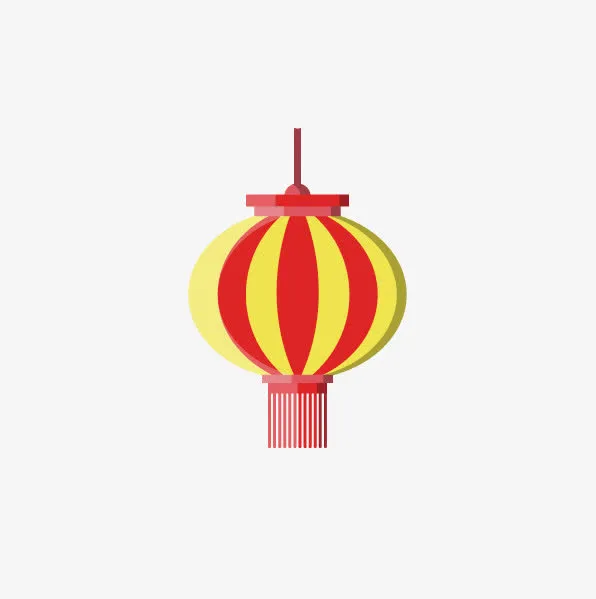 元旦灯笼免抠