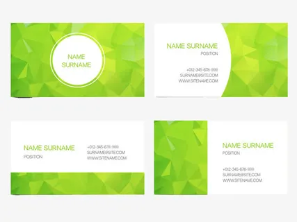 立体几何名片背景