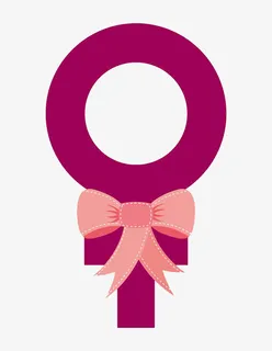 女性蝴蝶结符号免抠