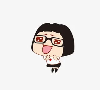 崇拜的女孩免抠