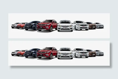 东风悦达起亚最新全系车型图免抠