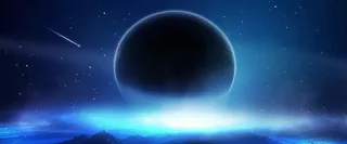 星空月亮背景高清