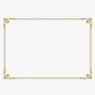 长方形边框免抠