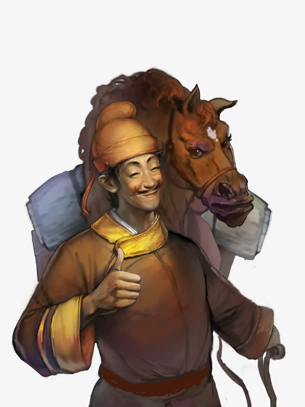 运输队的马夫立绘人物免抠
