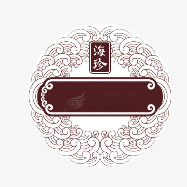 中国风花纹免抠