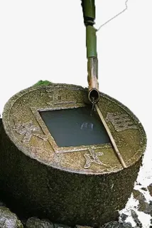 中式庭院小景免抠