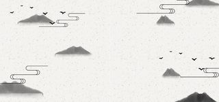 立秋文艺海报背景高清